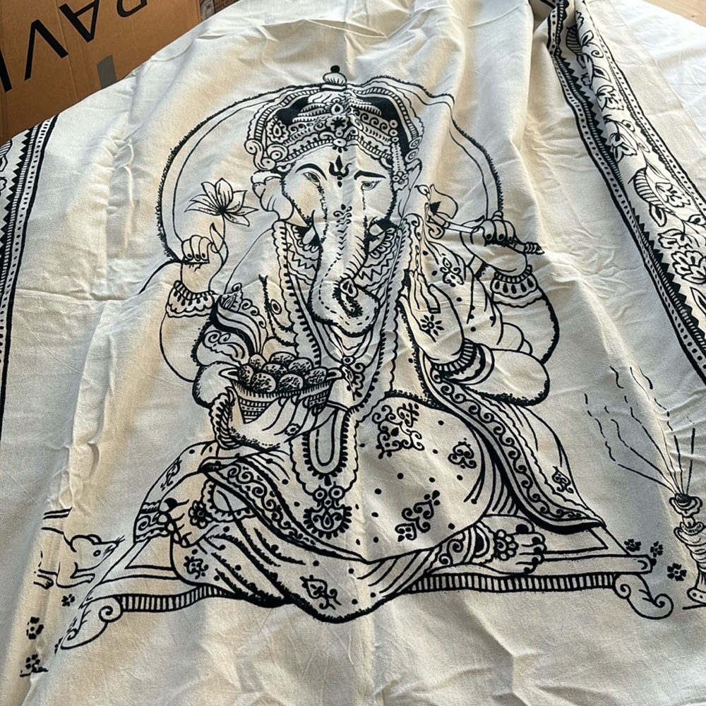 Ganesha Elephant tapestry